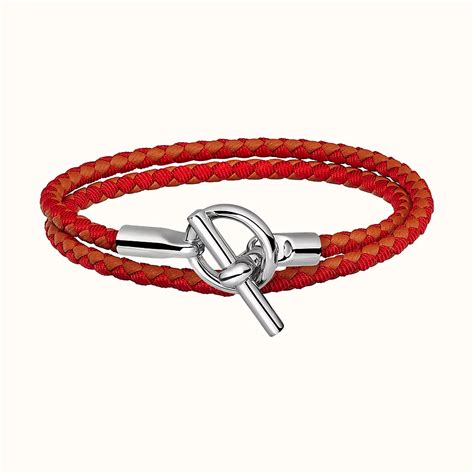 bracelet argent femme hermès|bracelet hermes femme tissu.